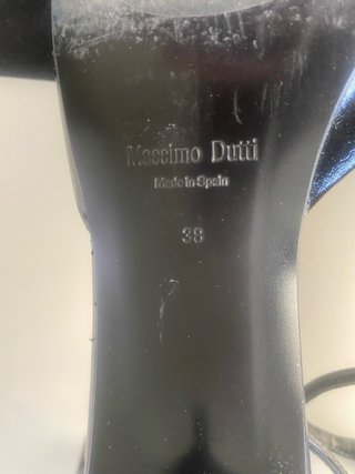 Zapatos Massimo Dutti Negros Talla 38