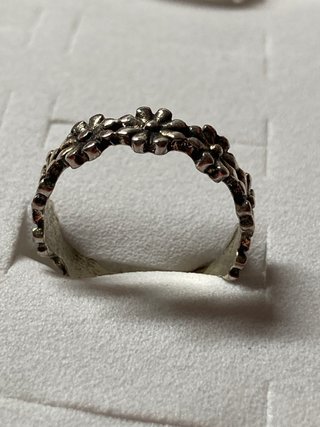 Anillo Flores Plata 17.77mm