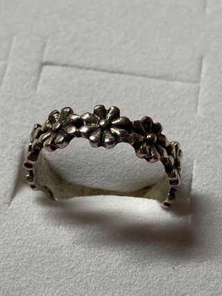 Anillo Flores Plata 17.77mm