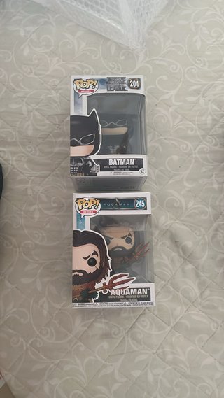 Funko Pop Batman y Aquaman Justice League