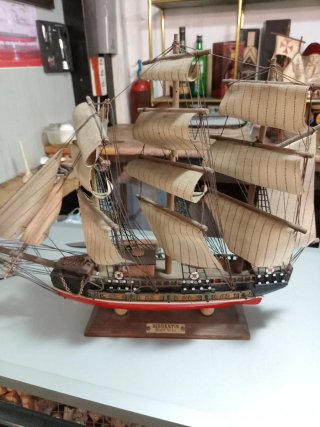 Maqueta de Bergantín Siglo XVIII 450x500cm