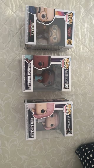 Funko Pop Stranger Things y Wednesday