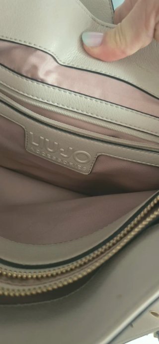Borsa Liu Jo It's Me Beige Oro Originale
