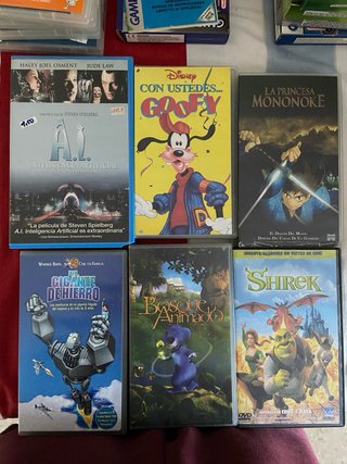 Lote Películas VHS Disney Clásicos
