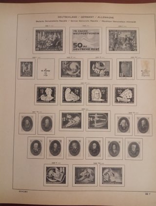 Álbum Schaubek años 30+ 60 Hojas DDR años 50 al 64