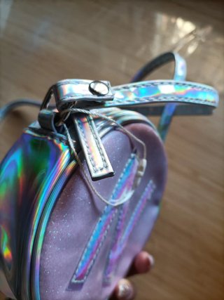 Borsetta rotonda bambina con lettera N