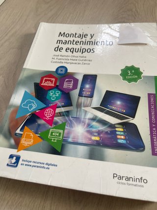 Montaje y mantenimiento de equipos 3.ª edición