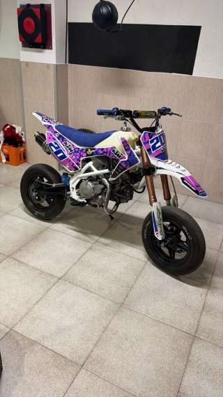 Pitbike XL con ruedas de 12" i dos motores Z110