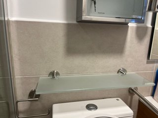 Estante de baño (cristal mate)