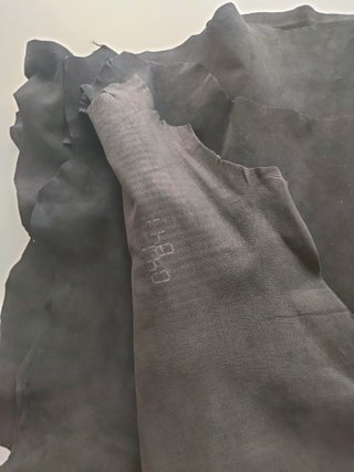 Últimas 18 piezas de piel para moda ante antelina