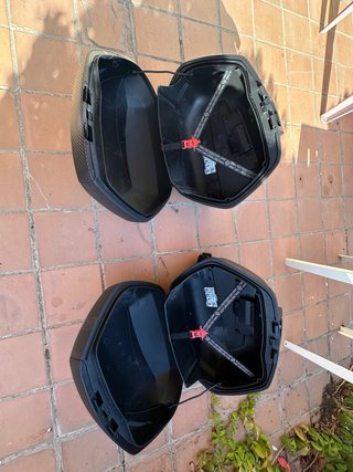 Maletas moto shad 36 carbono perfecto estado