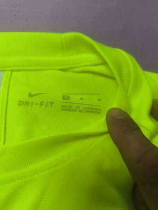 Camiseta Málaga Nike Verde Neón