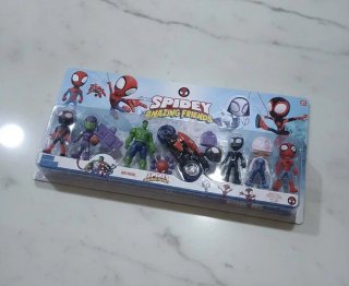 Set 7 Spidey Amazing Friends 15cm Moto