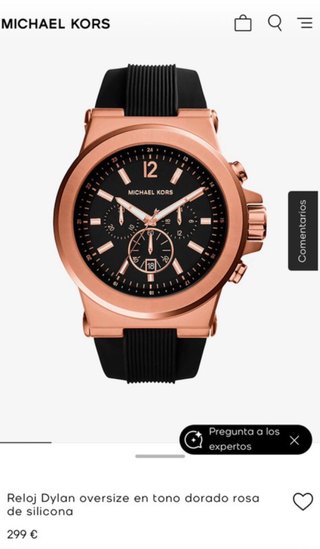 Reloj Michael Kors Dorado y Negro