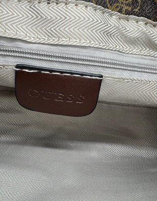 Bolsa Guess Marrom Dourada
