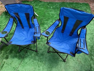 2 sedie Camping/Pesca Azul Nylon/Poliéster