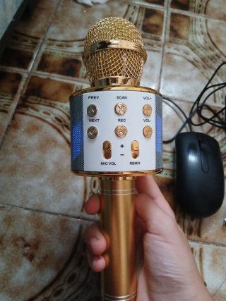 Teclado, ratón y micrófono KTV