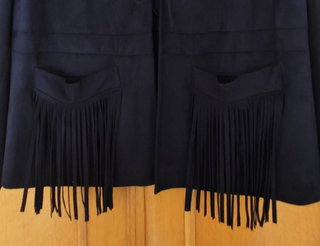 CHAQUETA VIOLETA MANGO T. XL