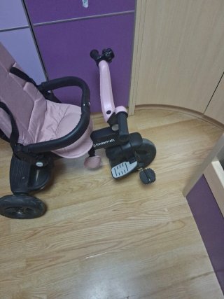 Triciclo infantil rosa Kinderkraft