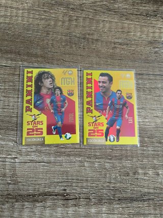 Panini Stars on 25 Puyol y Xavi