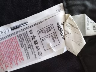 Pantaloncino da sci/neve grigio