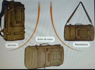 Mochila táctica militar 50 L. 56x30x20,multiusos.