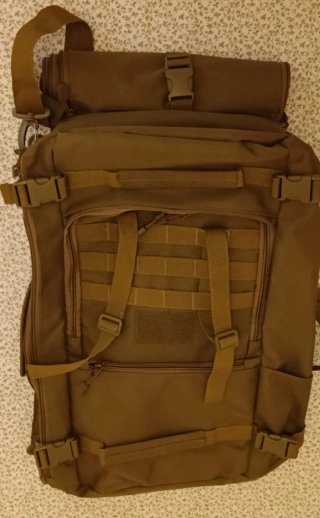 Mochila táctica militar 50 L. 56x30x20,multiusos.