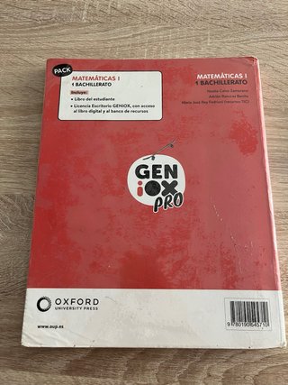 Matemáticas I 1 Bachillerato : Geniox