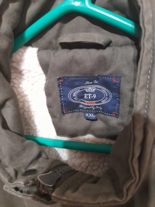 Parka estilo militar verde hombre + OBSEQUIO.
