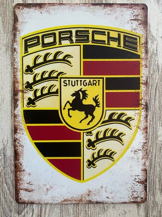 (579) Cartel Porsche Stuttgart