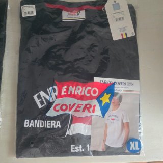 Lotto 2 T-shirt Enrico Coveri Uomo Nuove L XL
