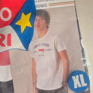 Lotto 2 T-shirt Enrico Coveri Uomo Nuove L XL