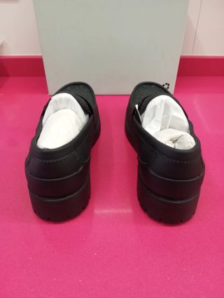Pull&Bear Mocasines Negros Hombre