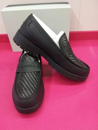 Pull&Bear Mocasines Negros Hombre