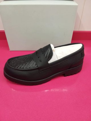 Pull&Bear Mocasines Negros Hombre