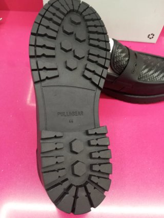 Pull&Bear Mocasines Negros Hombre