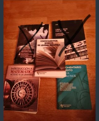Lote libros uned