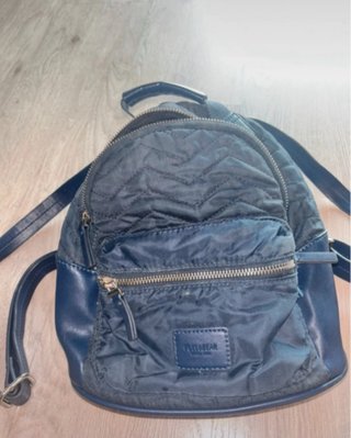 Mochila Pull&Bear azul pequeña