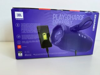 JBL Charge 6 - Caixa de som portátil roxa