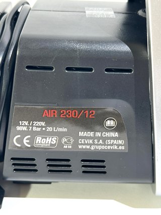 CEVIK PRO Compresor Aire Portátil AIR 230/12