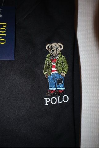 Sudadera Polo Ralph Lauren Negra Oso
