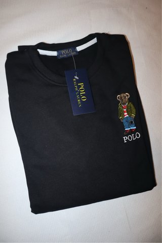 Sudadera Polo Ralph Lauren Negra Oso