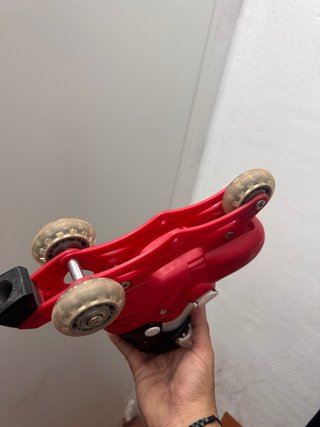 Patines infantiles rojos Talla de la 27 a la 30