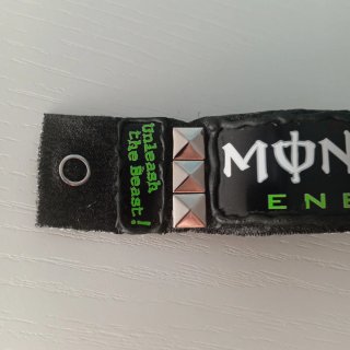 DIY Monster Energy Studs Cuff