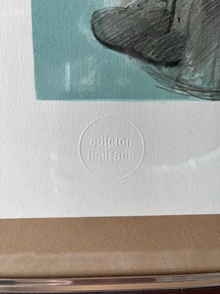 Cuadro de papel y madera, precio a consultar