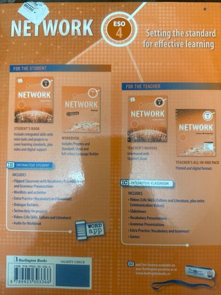 Network students book  y network work book 4 Eso