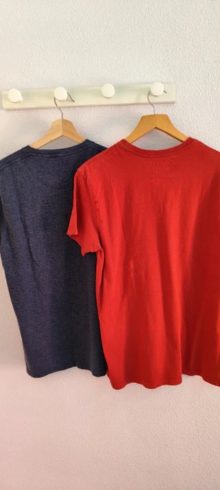 Lote 2 Camisetas Manga Corta M Billabong Hollister