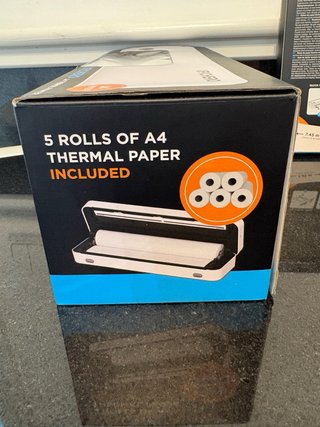 Impresora Térmica Fichero + 10 Rollos Papel