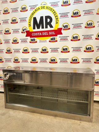 Frente mostrador trasera expositor