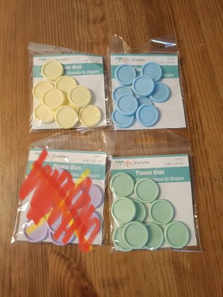 Discos para planificador Craftelier